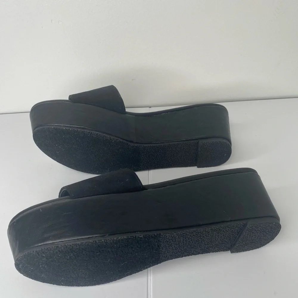 Nordstrom ROHB by Joyce Azria Black Women's Wedge Sandals Worn Once